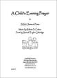 A Child's Evening Prayer SSA choral sheet music cover